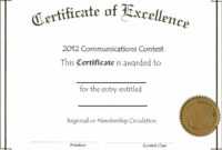 Free Online Certificates Templates - Calep.midnightpig.co in Blank Award Certificate Templates Word