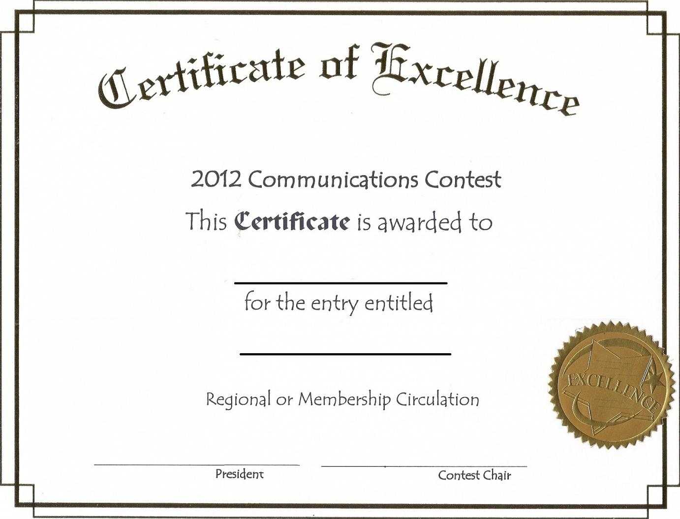 Free Online Certificates Templates – Calep.midnightpig.co In Blank Award Certificate Templates Word