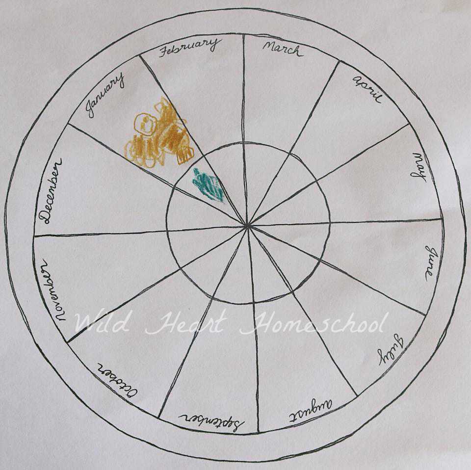 Free Phenology Wheel Template For Australia – Wild Heart Intended For Blank Wheel Of Life Template