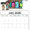Free Printable Calendar Templates 2020 For Kids In Home throughout Blank Calendar Template For Kids