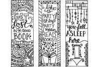 Free Printable Coloring Bookmarks Templates Free Printable inside Free Blank Bookmark Templates To Print