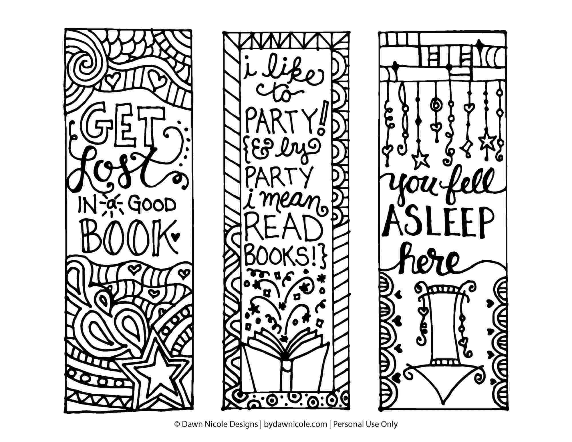 Free Printable Coloring Bookmarks Templates Free Printable Inside Free Blank Bookmark Templates To Print