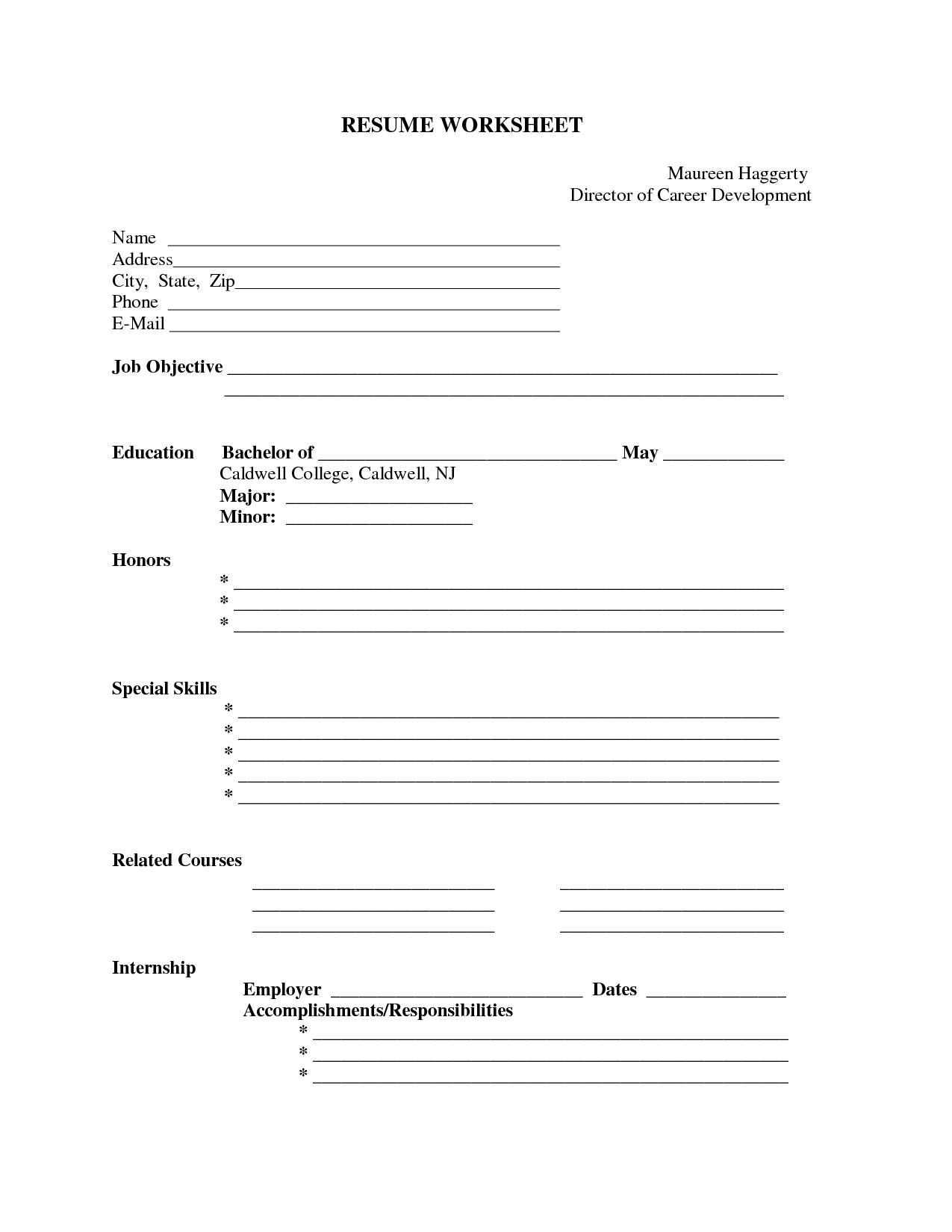 Free Printable Resume Samples | Puntosalud Regarding Free Printable Resume Templates Microsoft Word