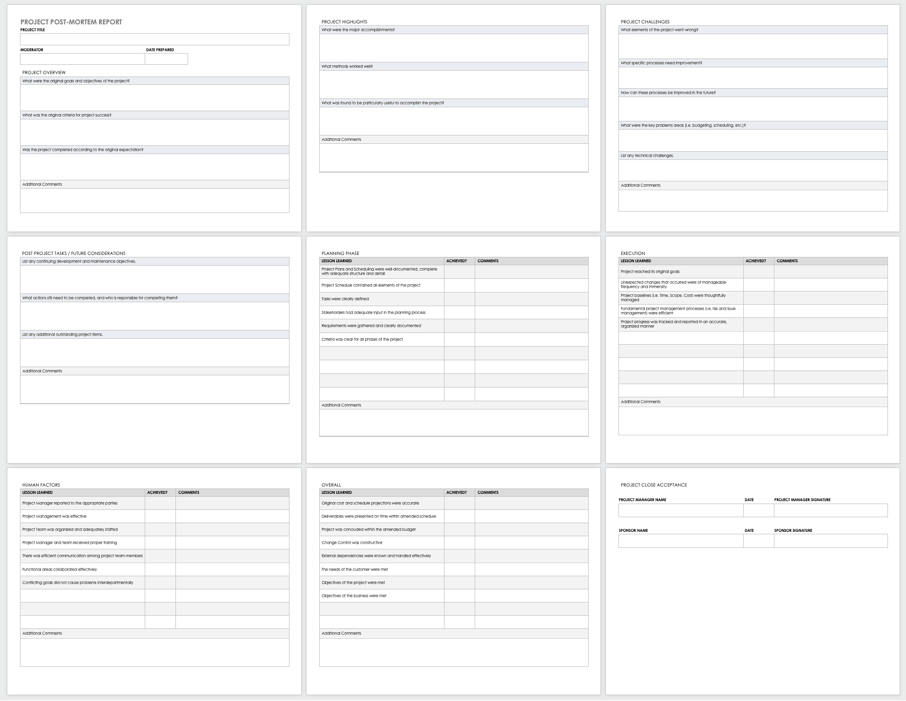 Free Project Report Templates | Smartsheet Pertaining To Site Visit Report Template Free Download
