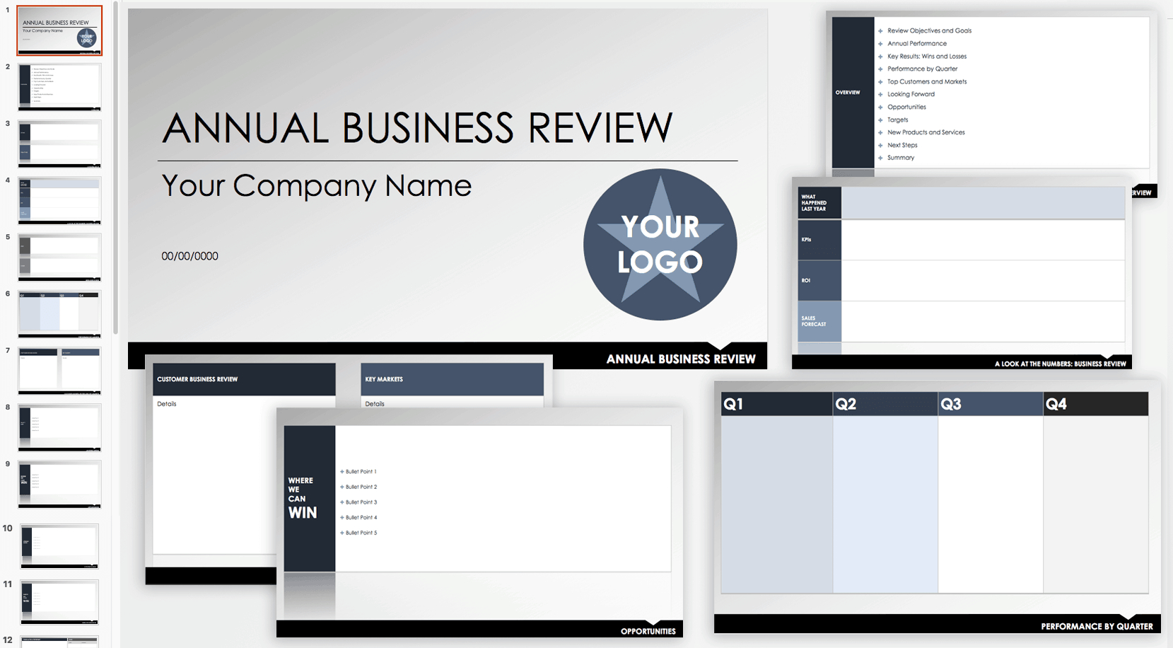 Free Qbr And Business Review Templates | Smartsheet With Regard To Business Review Report Template