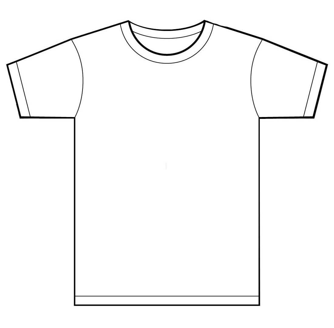 Free Shirt Outline Template, Download Free Clip Art, Free Regarding Blank T Shirt Outline Template