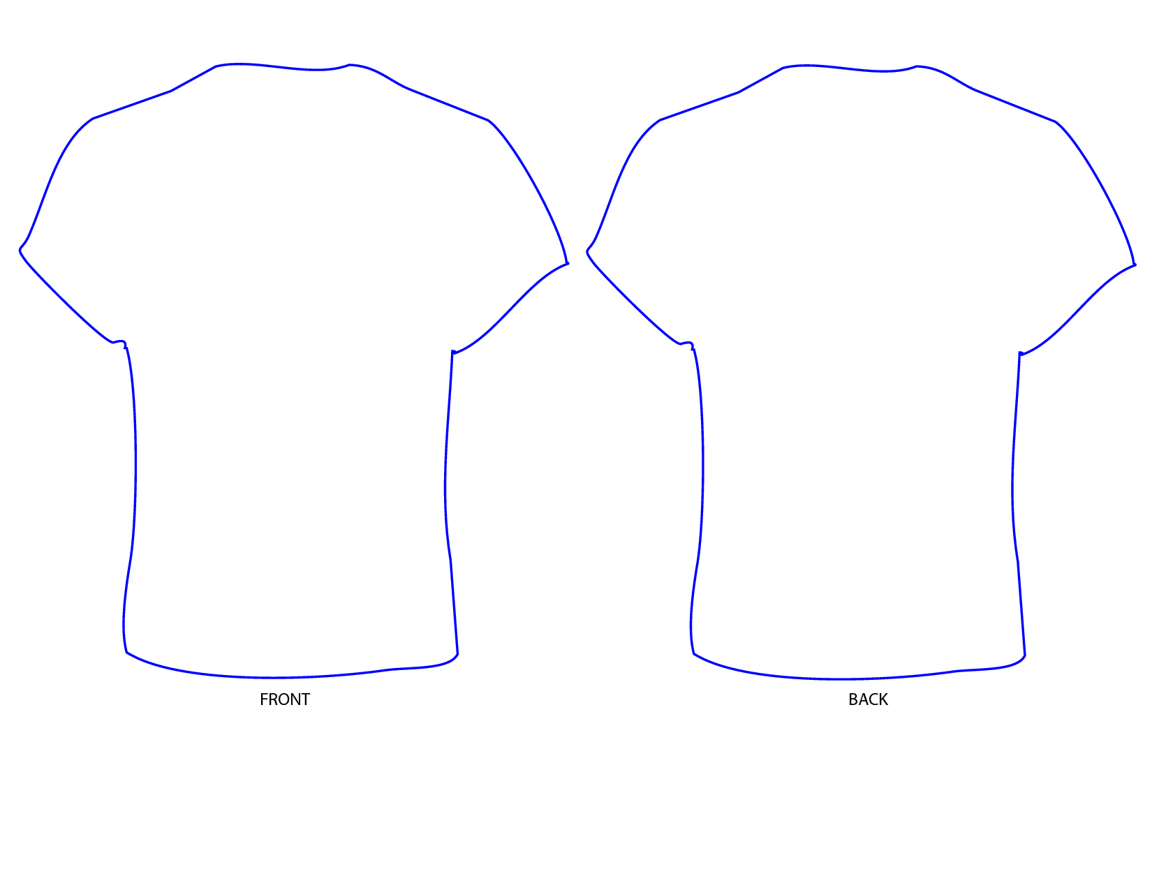 Free T Shirt Template Printable, Download Free Clip Art Intended For Blank Tshirt Template Printable