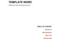 Free Training Manual Template Wordkazelink257 - Issuu inside Training Documentation Template Word