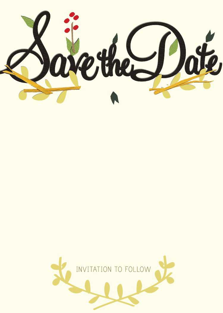 Free Wedding Save The Date Printables – Dalep.midnightpig.co Regarding Save The Date Templates Word