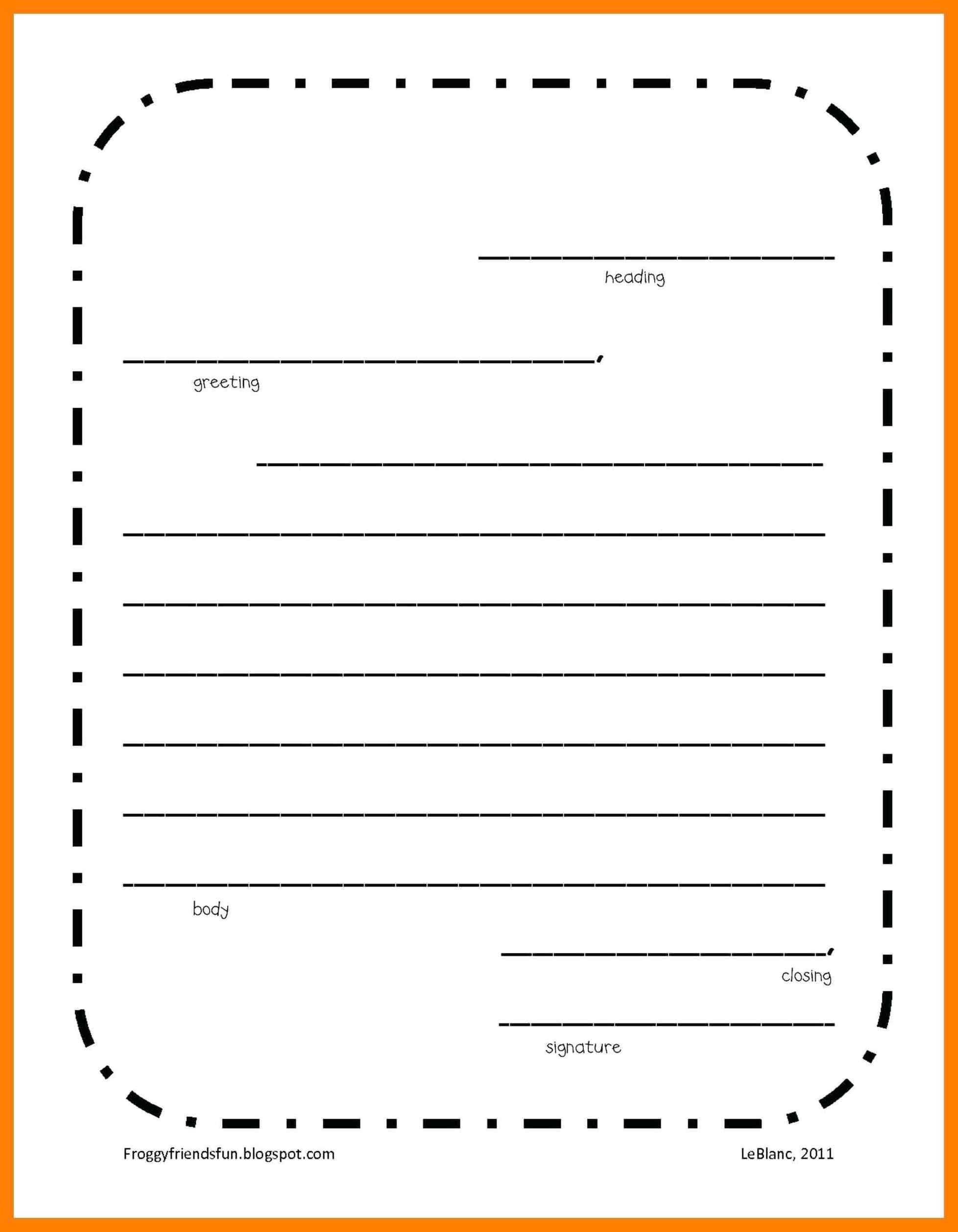 Friendly Letter Templates – Calep.midnightpig.co Within Blank Letter Writing Template For Kids