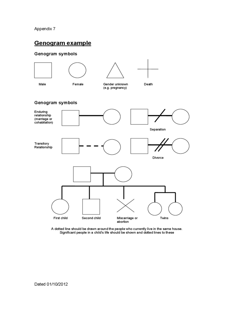 Genogram Template – 7 Free Templates In Pdf, Word, Excel Intended For Family Genogram Template Word