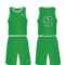 Green Basketball Uniform With Regard To Blank Basketball Uniform Template