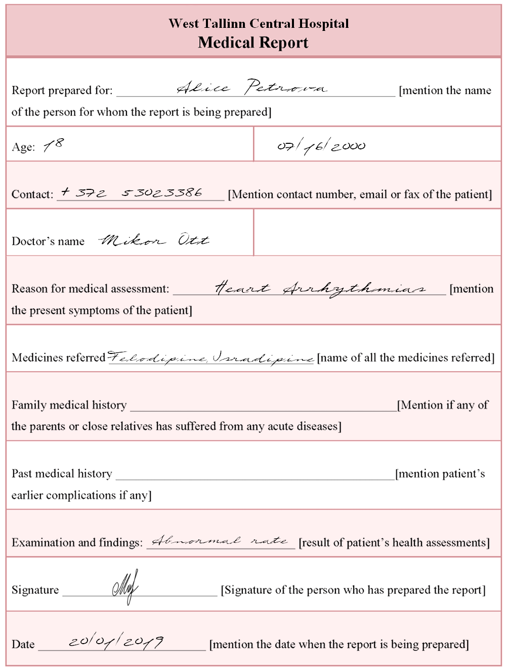 Help My Friend Afford Heart Medication | Medical Bills Regarding Medical Report Template Doc