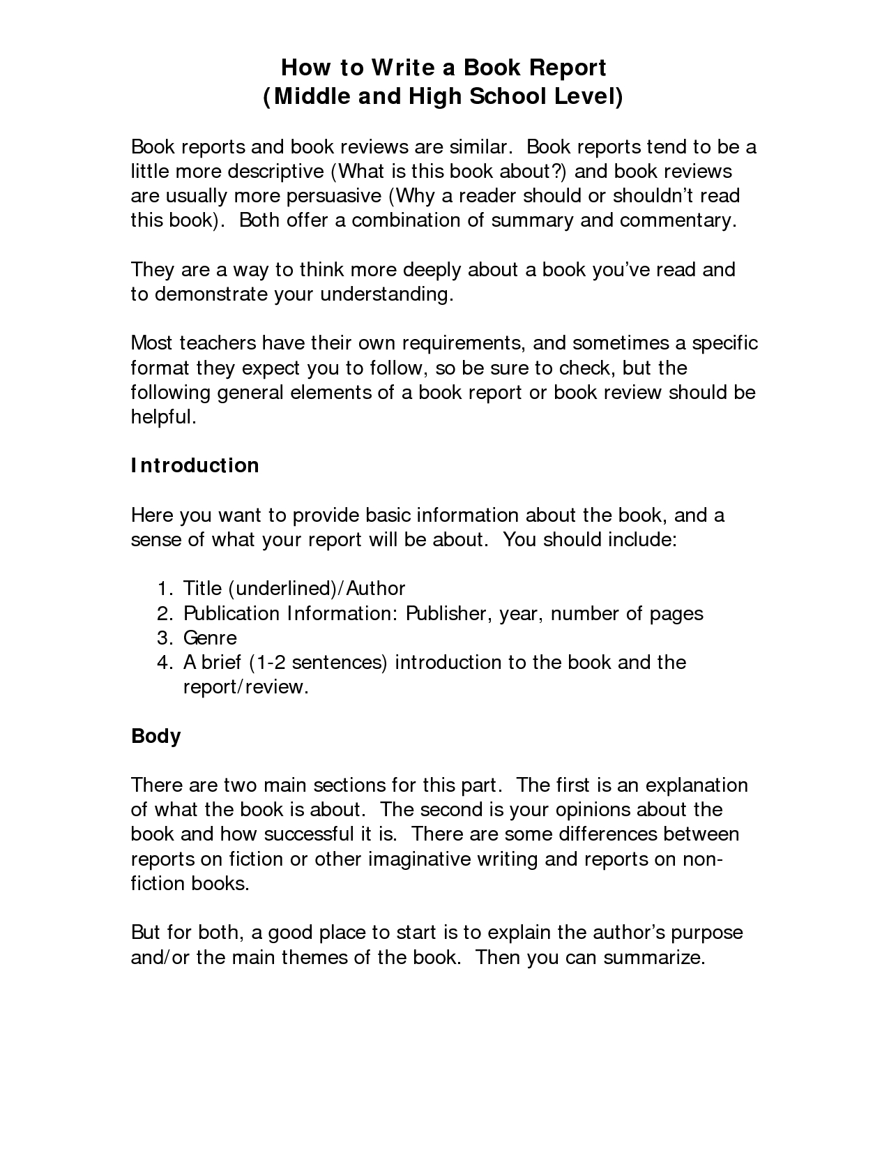History Book Review Essay Example Sample Pdf Report Format With Book Report Template High School