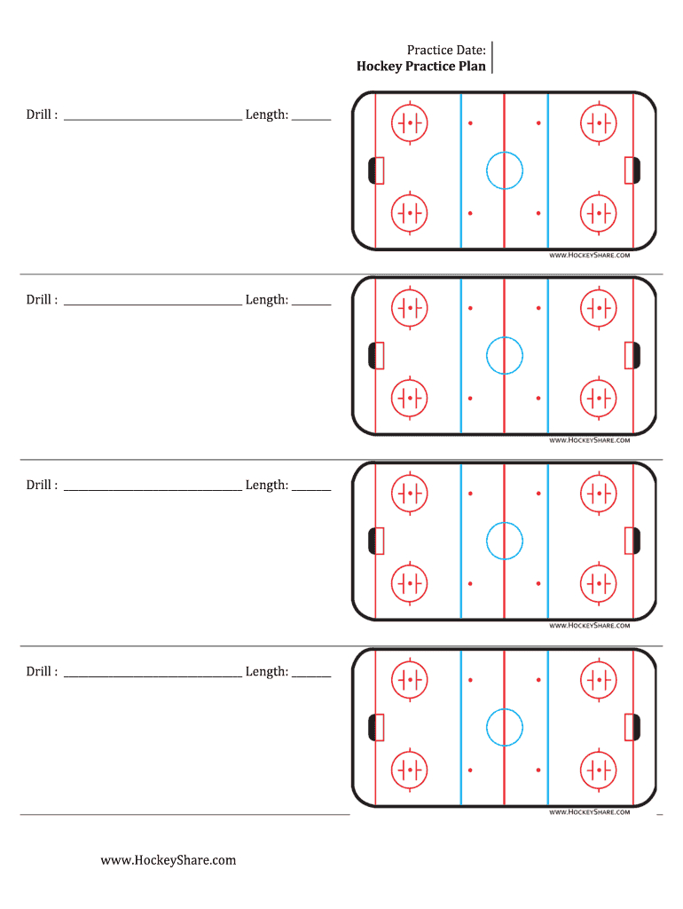 Hockey Practice Plan Template - Fill Online, Printable With Regard To Blank Hockey Practice Plan Template