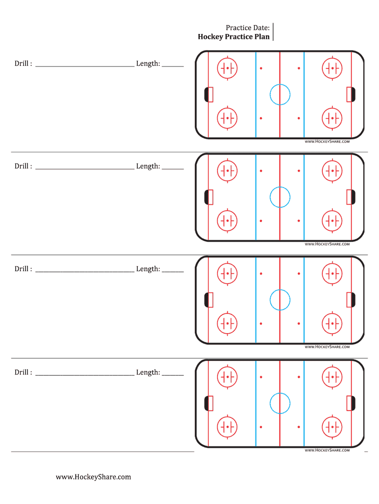 Hockey Practice Plan Template – Fill Online, Printable With Regard To Blank Hockey Practice Plan Template