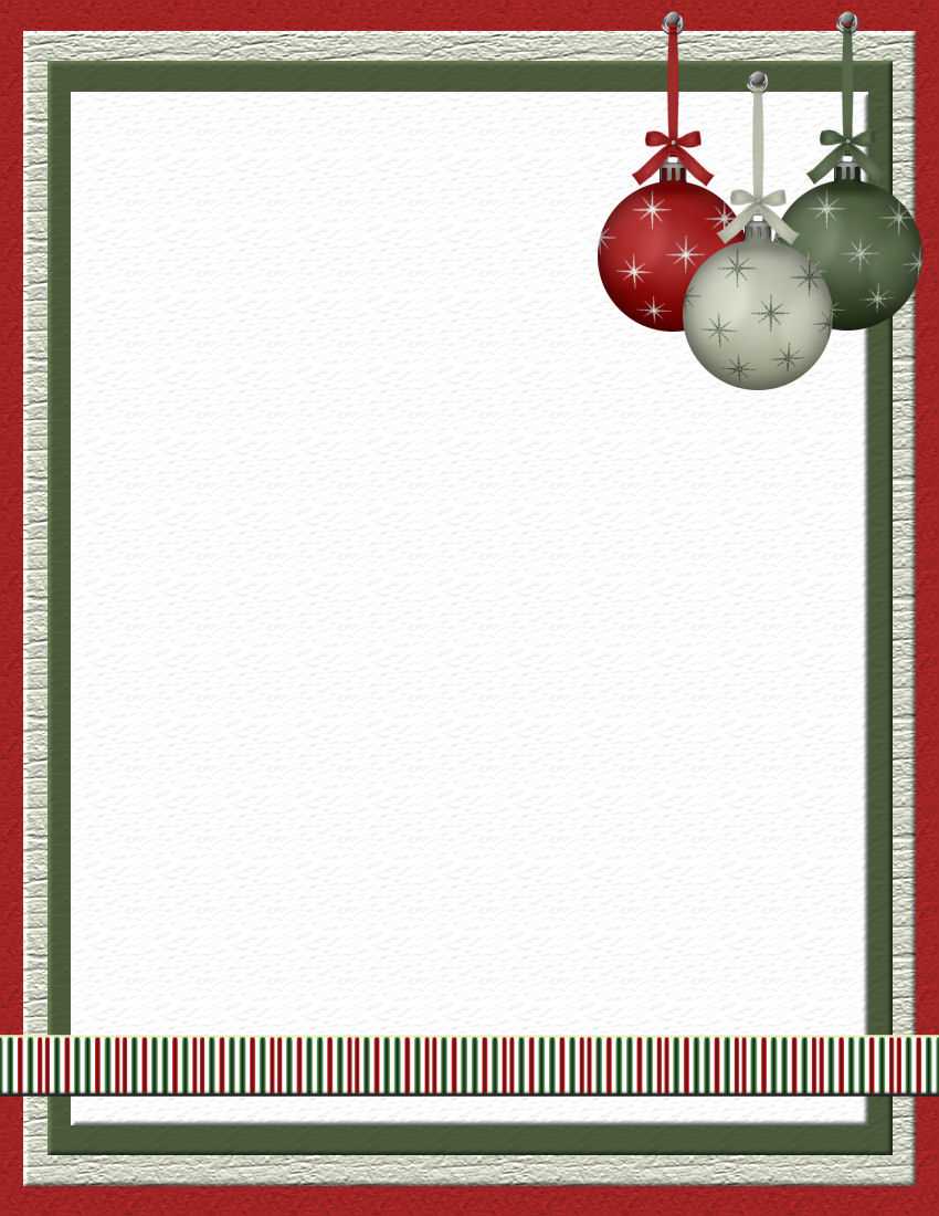 Holiday Templates For Word Free – Dalep.midnightpig.co In Word Stationery Template Free