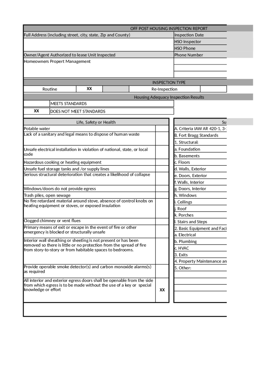 Home Inspection Report Template Pdf – Edit, Fill, Sign Intended For Home Inspection Report Template Pdf