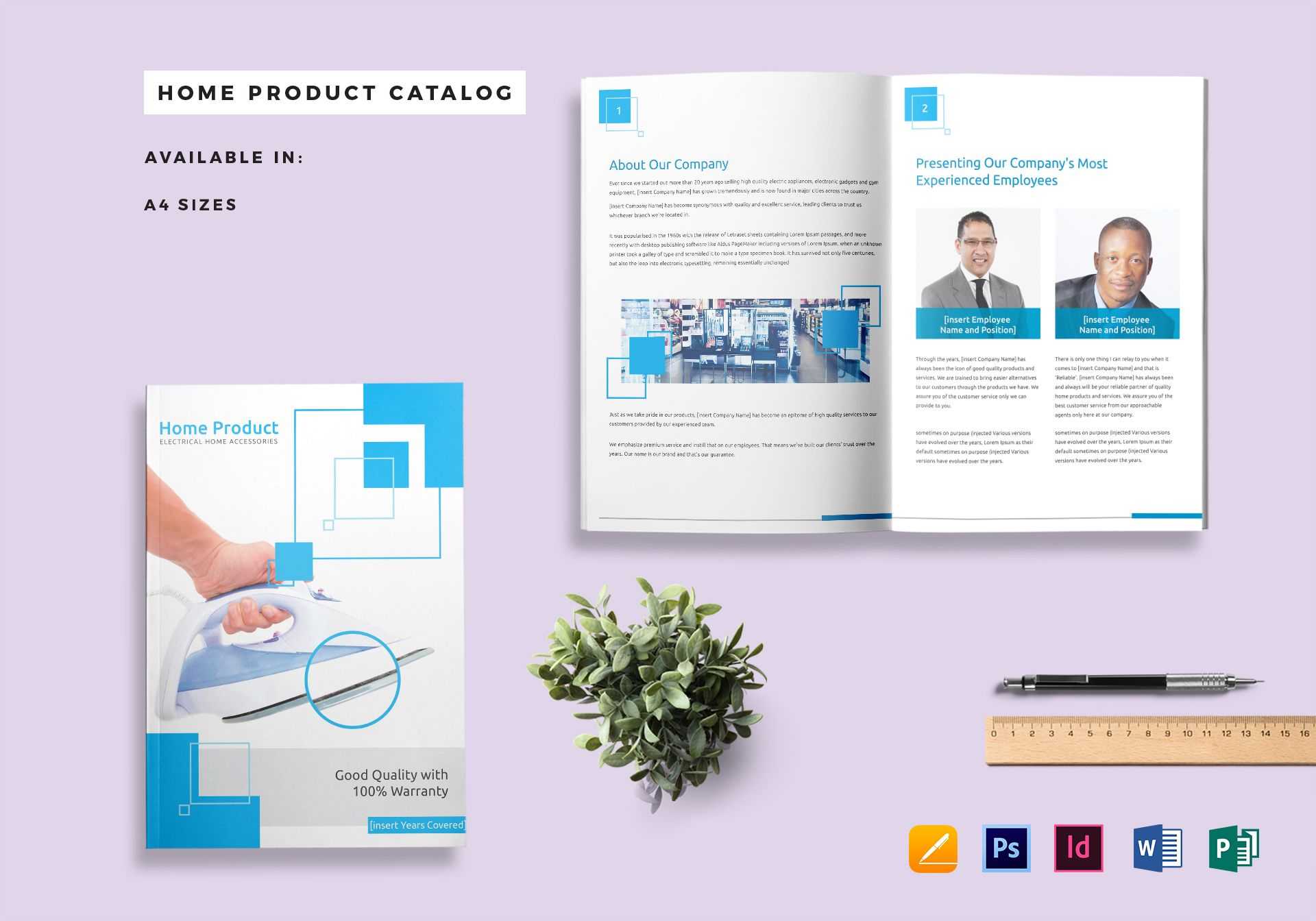Home Product Catalog Template Pertaining To Catalogue Word Template