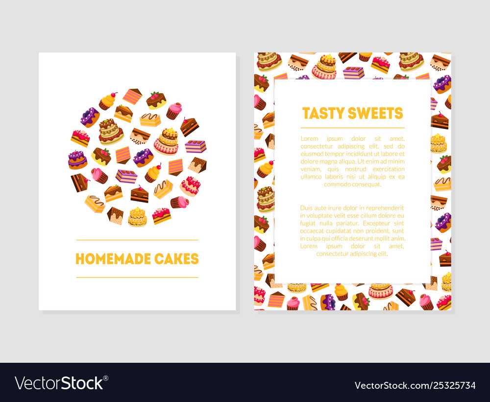 Homemade Cake Tasty Sweets Banner Templates With Inside Homemade Banner Template