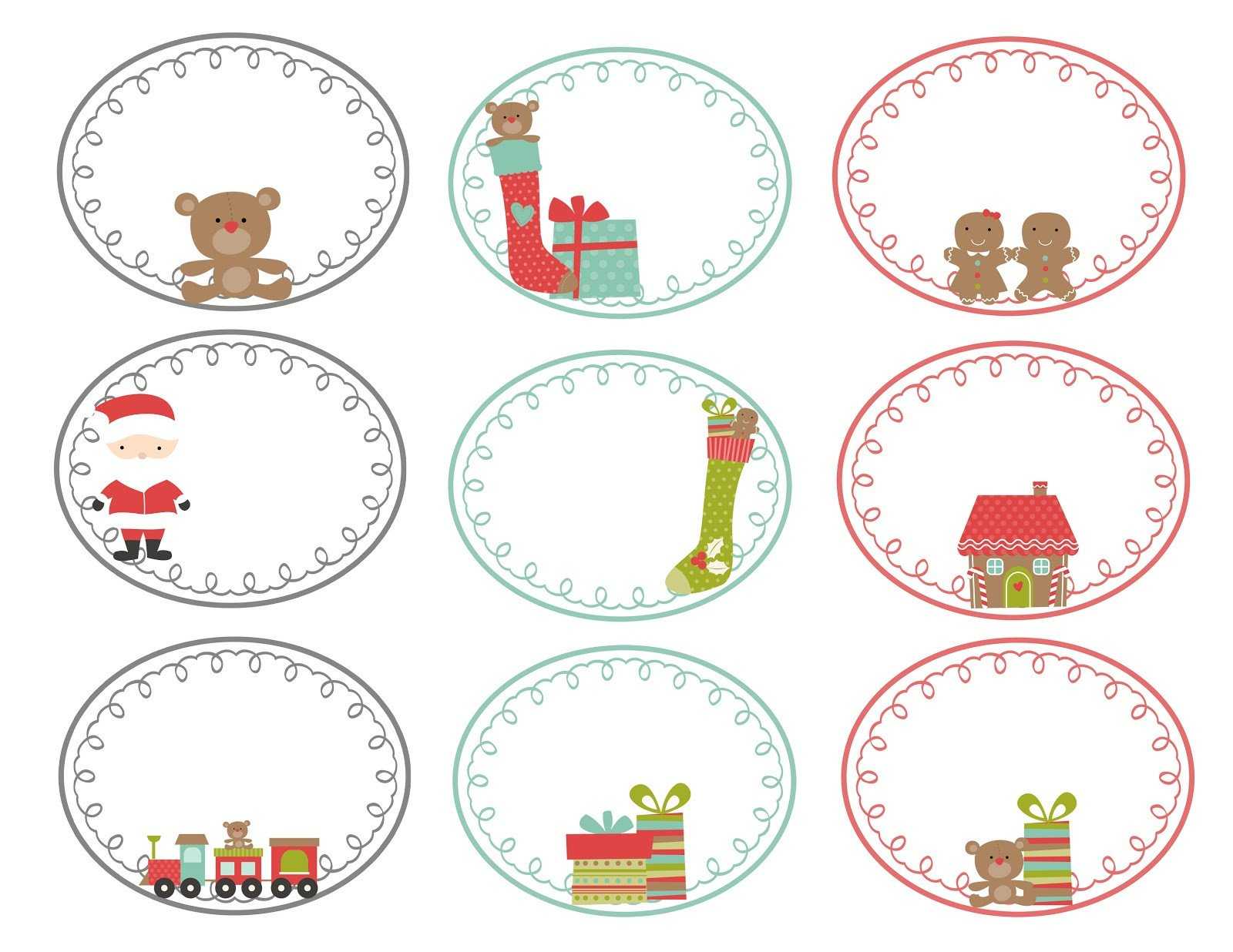Homemade Christmas Gift Tags Templates - Dalep.midnightpig.co For Free Gift Tag Templates For Word