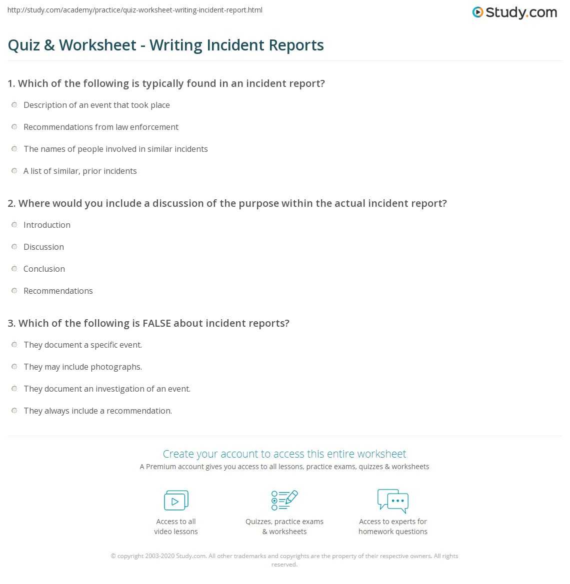 How Do I Write An Incident Report – Calep.midnightpig.co Regarding Ohs Incident Report Template Free