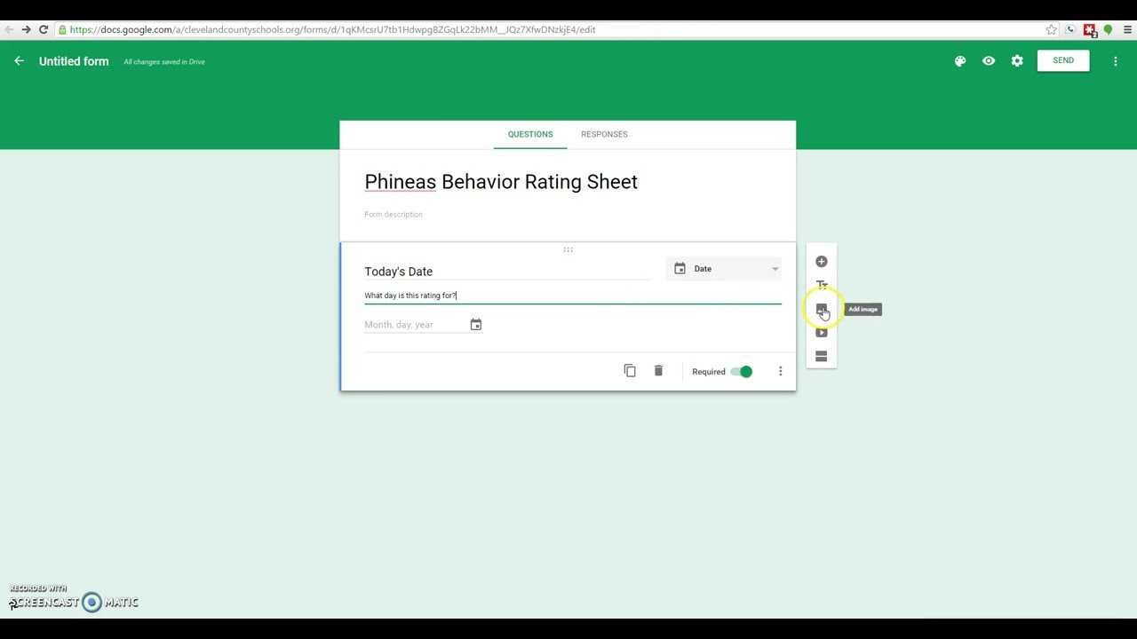 How To Create A Daily Behavior Report Card Using Google Forms For Daily Behavior Report Template