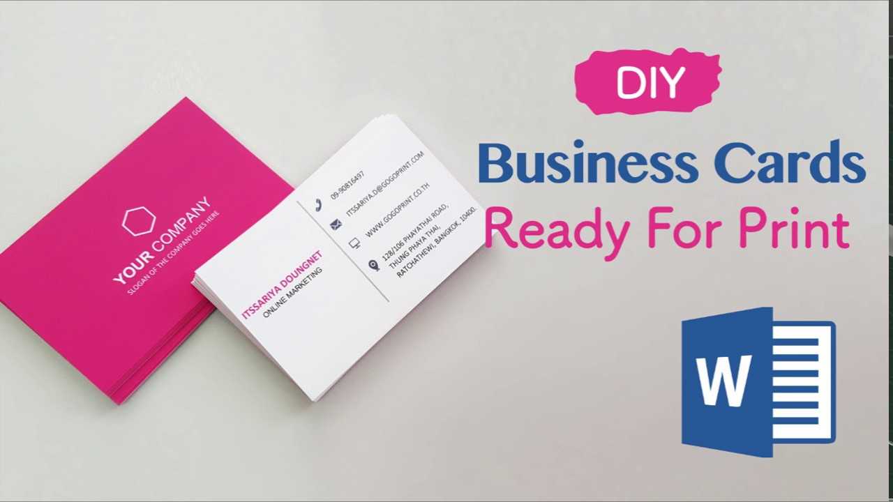 How To Create Your Business Cards In Word – Professional And Print Ready In  4 Easy Steps! Pertaining To Plain Business Card Template Microsoft Word