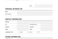 How To Customize A Registration Form Template Using with Registration Form Template Word Free