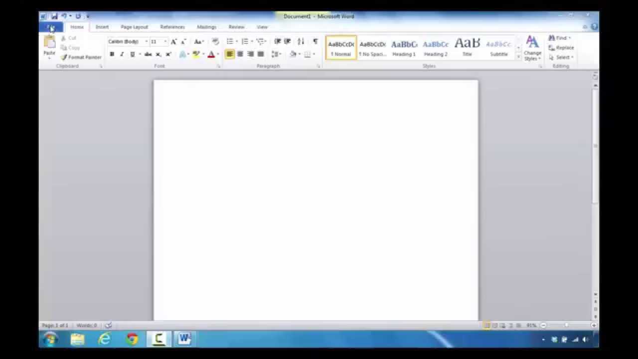 How To Find And Create A Resume Template In Microsoft Word 2010 In Resume Templates Microsoft Word 2010