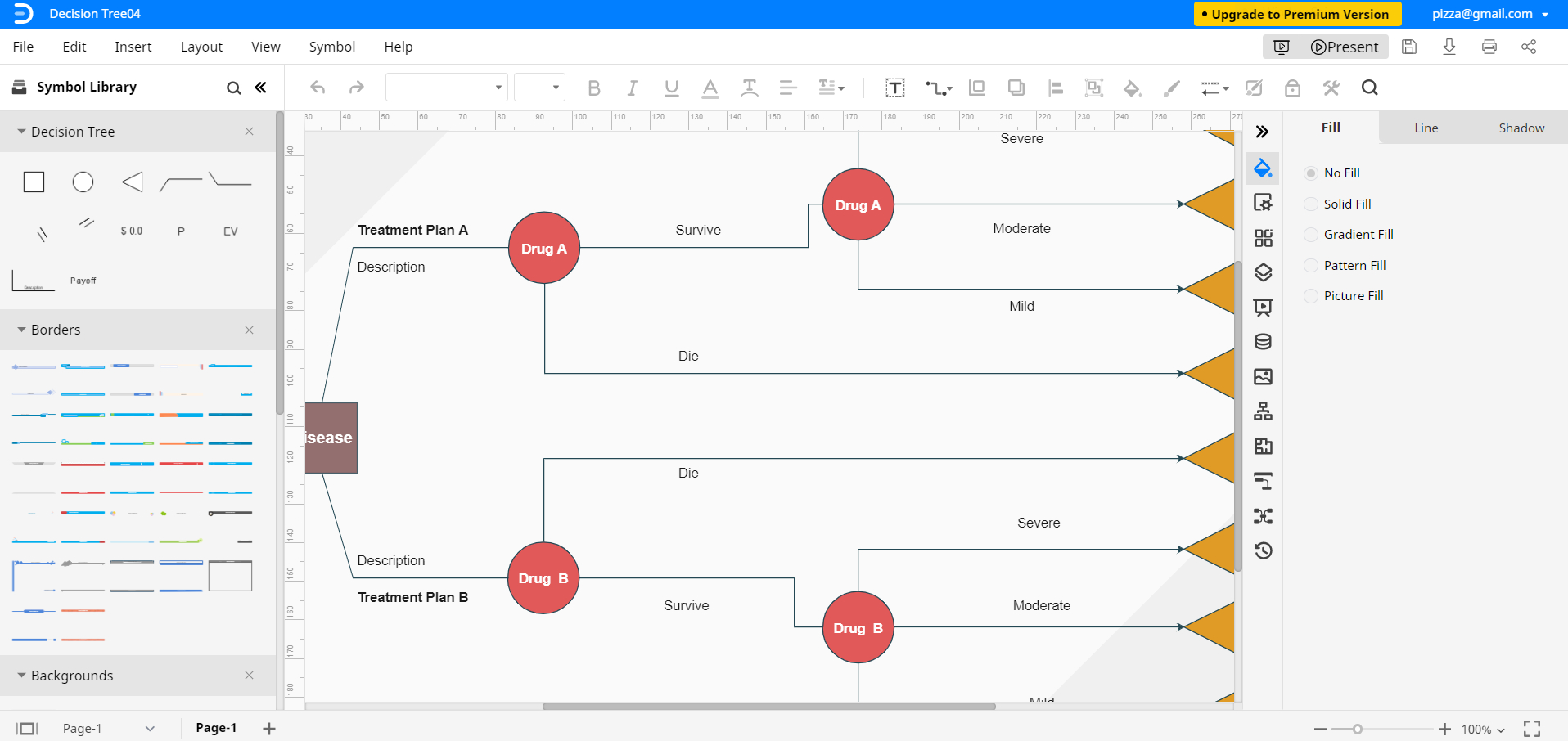 How To Make A Decision Tree To Visualize Decisions | Edraw Max Inside Blank Decision Tree Template