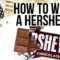 How To Wrap A Hershey Bar In Blank Candy Bar Wrapper Template For Word