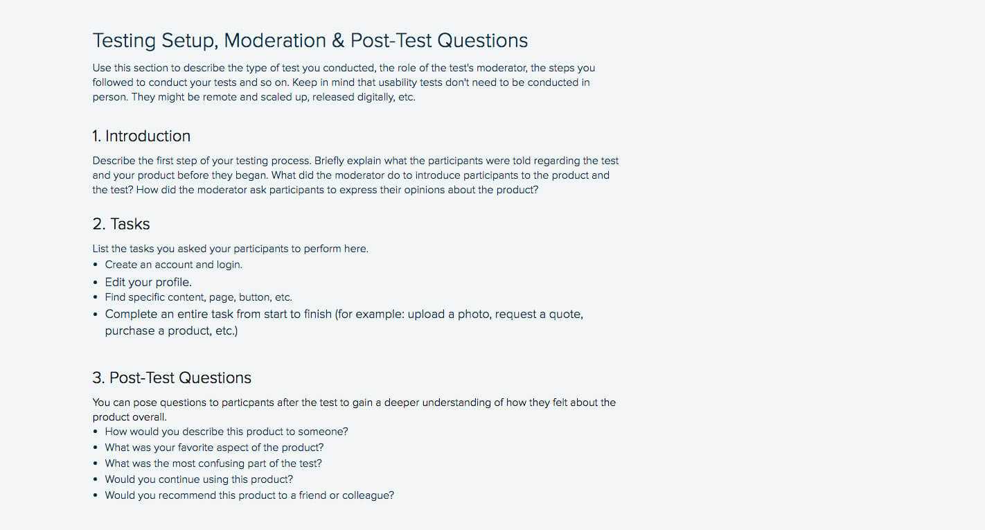 How To Write A Usability Testing Report (With Samples) | Xtensio Throughout Usability Test Report Template