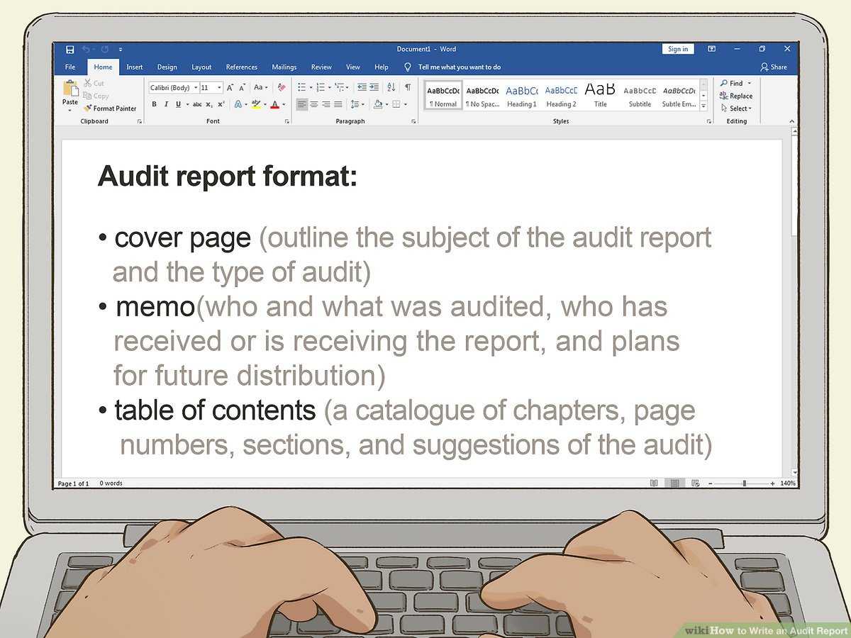 How To Write An Audit Report: 14 Steps (With Pictures) – Wikihow Intended For It Audit Report Template Word