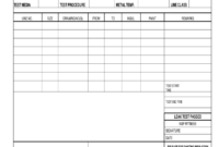 Hydro Test Form - Fill Online, Printable, Fillable, Blank intended for Hydrostatic Pressure Test Report Template