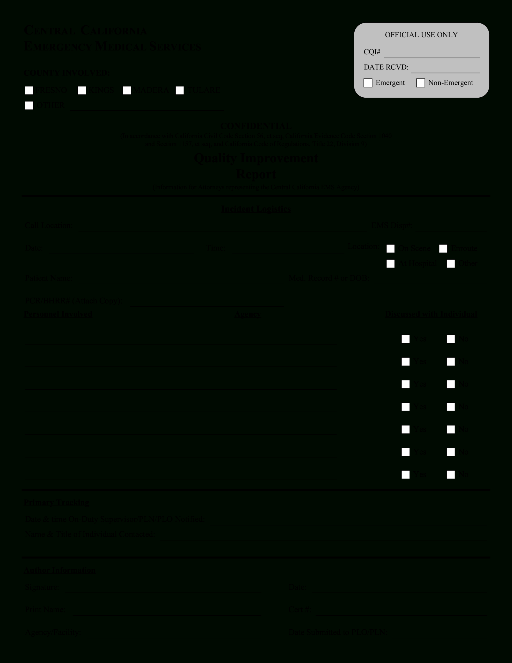 Improvement Report | Templates At Allbusinesstemplates Inside Improvement Report Template