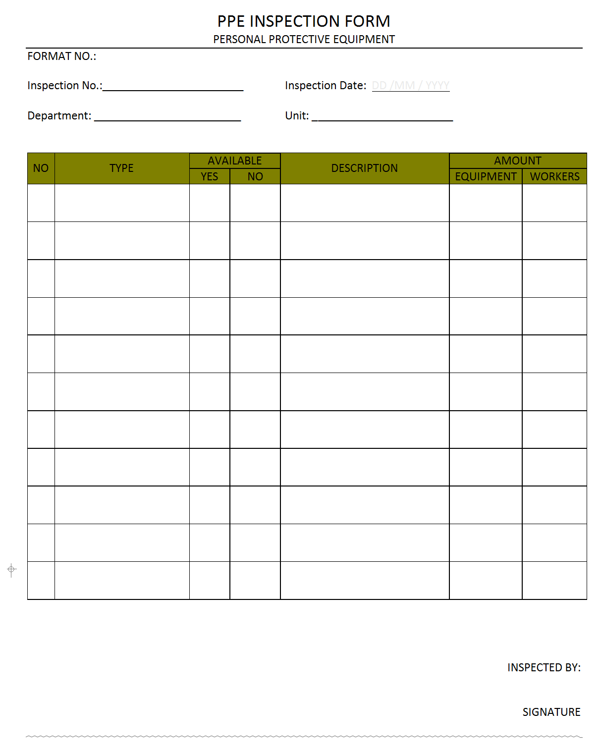 Inspection Spreadsheet Template Great Machine Shop Report Pertaining To Machine Shop Inspection Report Template