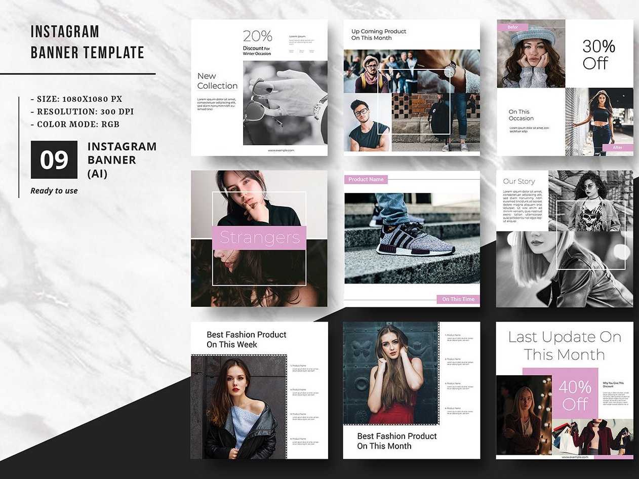 Instagram Promotional Banner Templatemukhlasur Rahman On Throughout Photography Banner Template