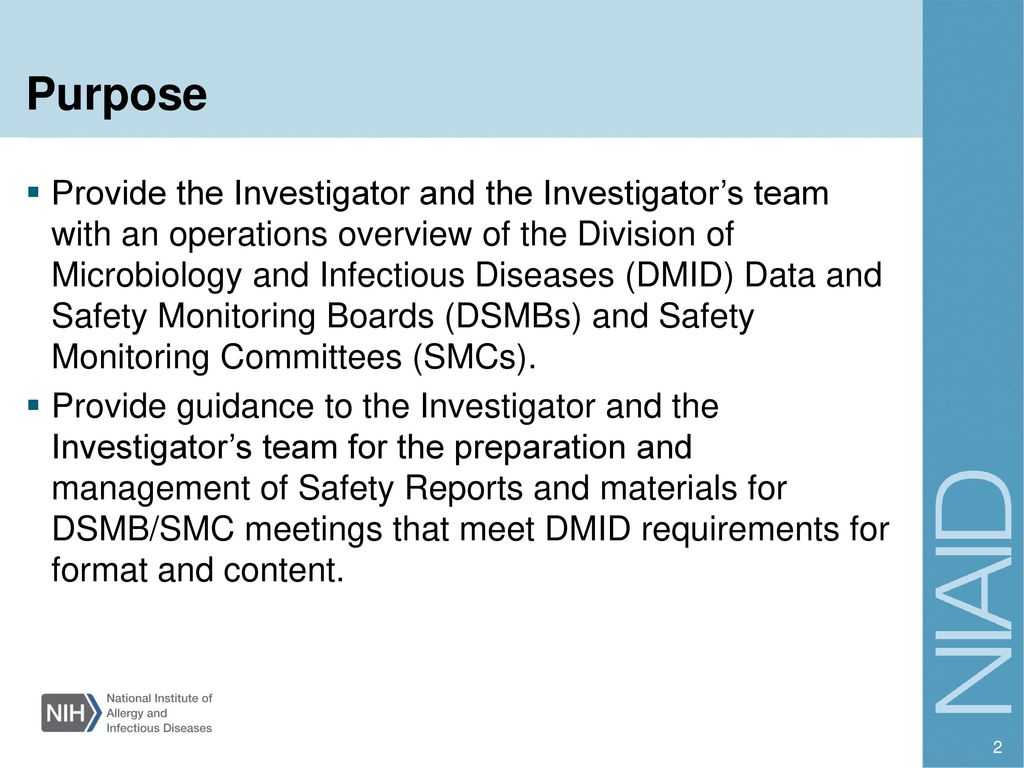 Investigator Training – Ppt Download Throughout Dsmb Report Template