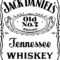 Jack Daniels Logo Silhouette Regarding Blank Jack Daniels Label Template