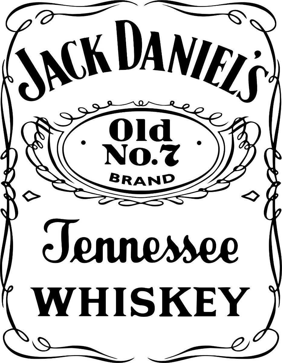 Jack Daniels Logo Silhouette Regarding Blank Jack Daniels Label Template