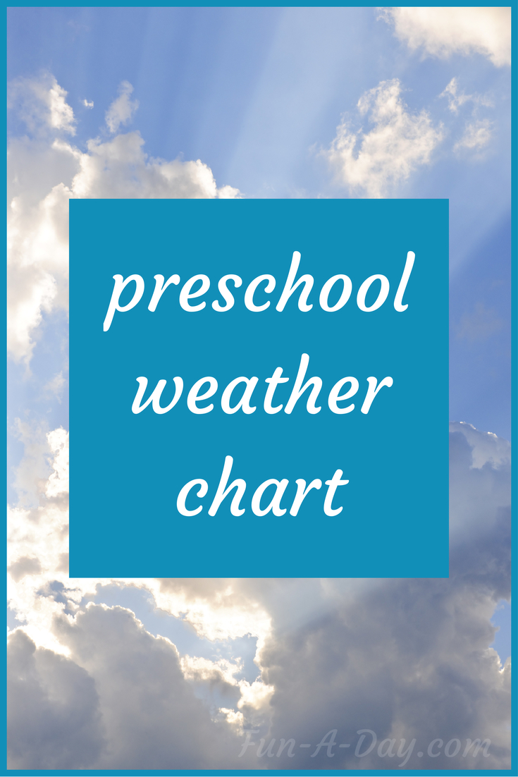Kindergarten And Preschool Weather Chart Pertaining To Kids Weather Report Template