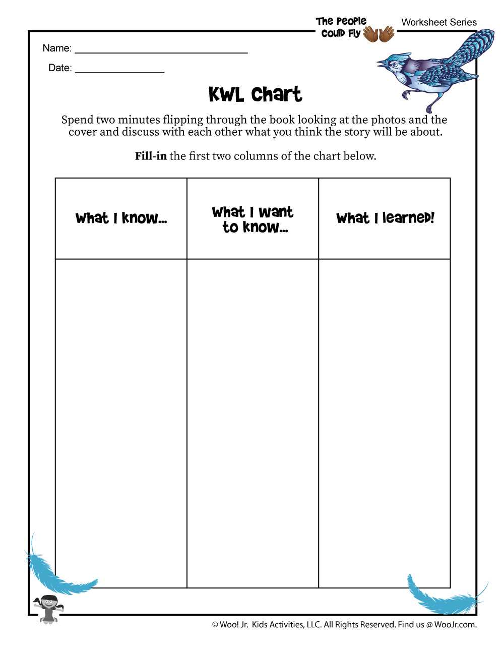 Kwl Chart Worksheet | Woo! Jr. Kids Activities Pertaining To Kwl Chart Template Word Document