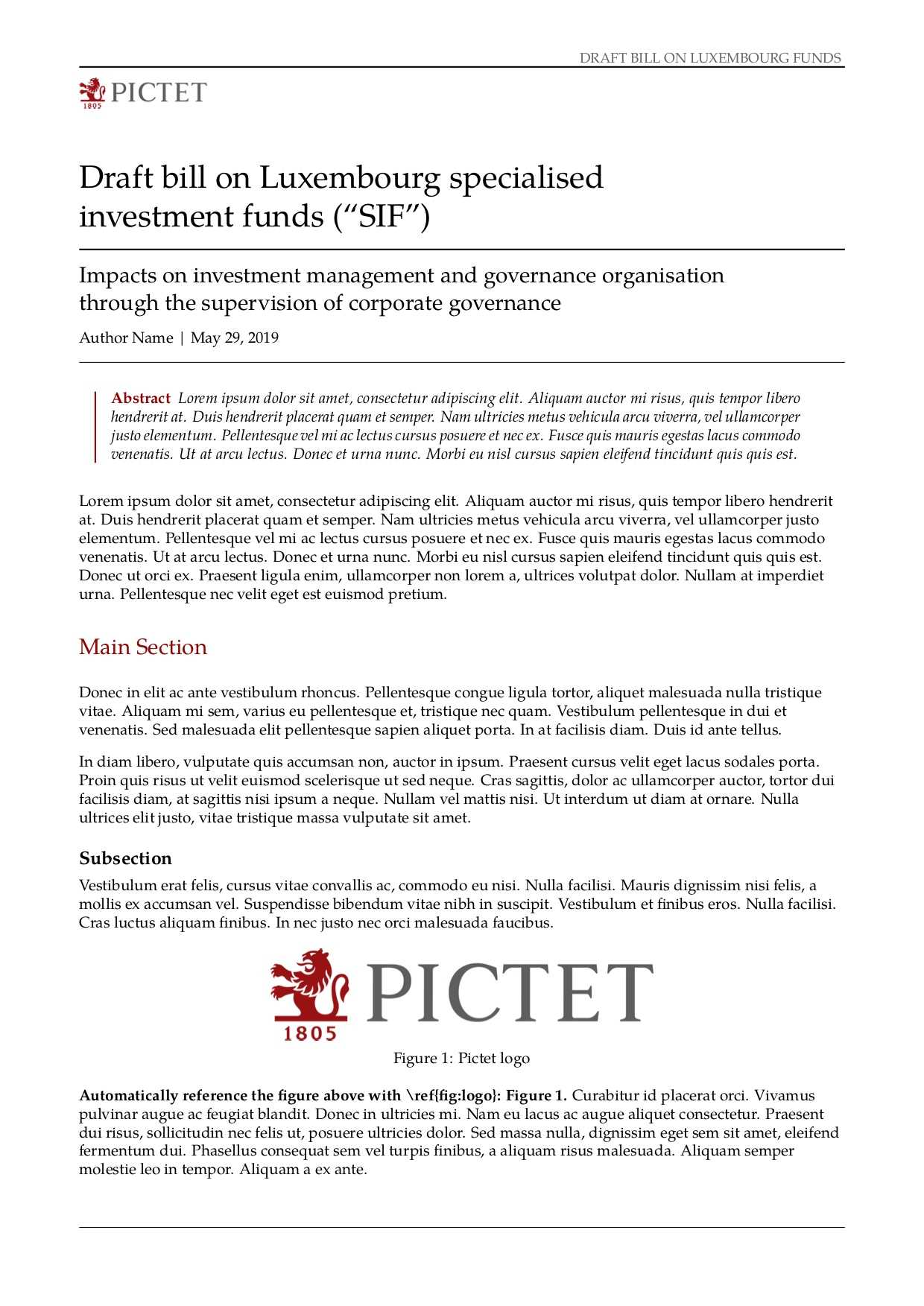 Latex Typesetting - Showcase In Technical Report Latex Template