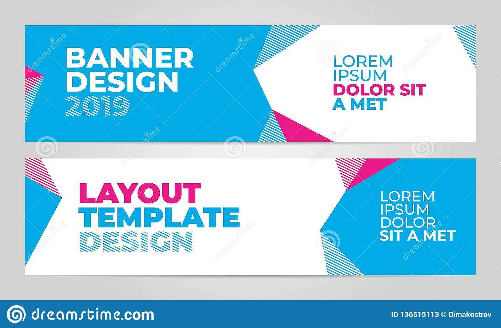 Layout Banner Template Design For Winter Sport Event 2019 With Event Banner Template