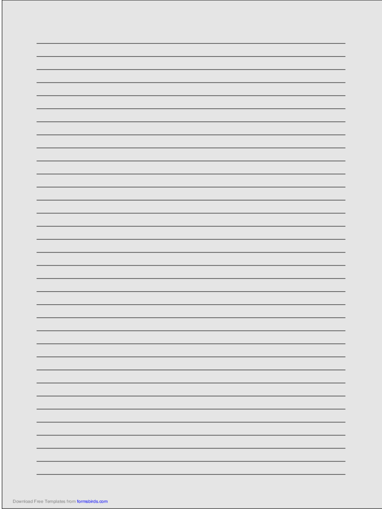 Lined Paper – 320 Free Templates In Pdf, Word, Excel Download With Regard To Ruled Paper Word Template