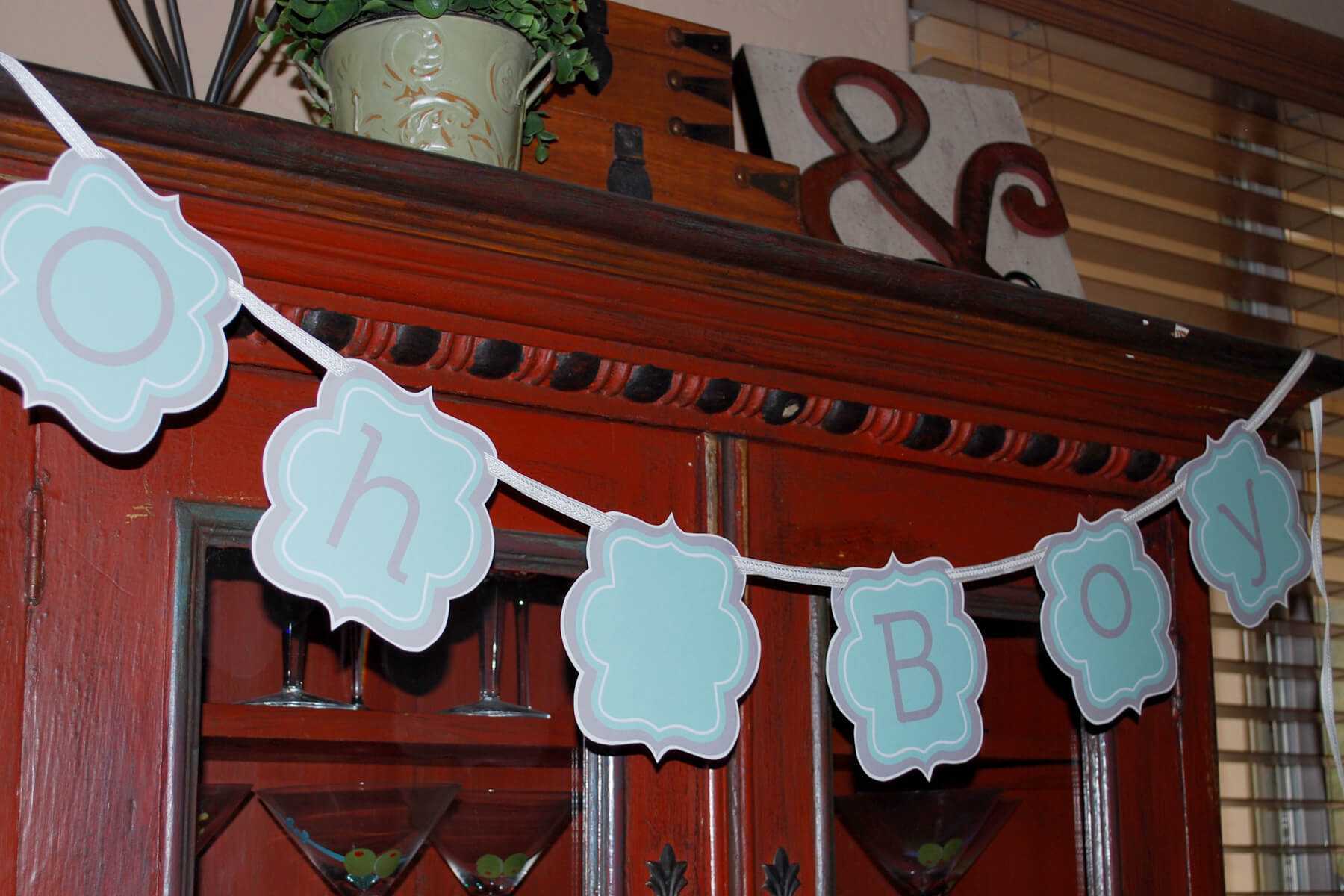 Lots Of Baby Shower Banner Ideas (+ Decorations) Intended For Diy Baby Shower Banner Template
