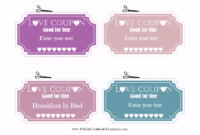 Love Coupons Templates Free - Calep.midnightpig.co pertaining to Love Coupon Template For Word