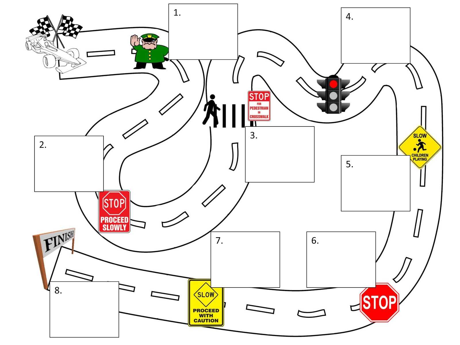 Map Clipart Template In Blank Road Map Template