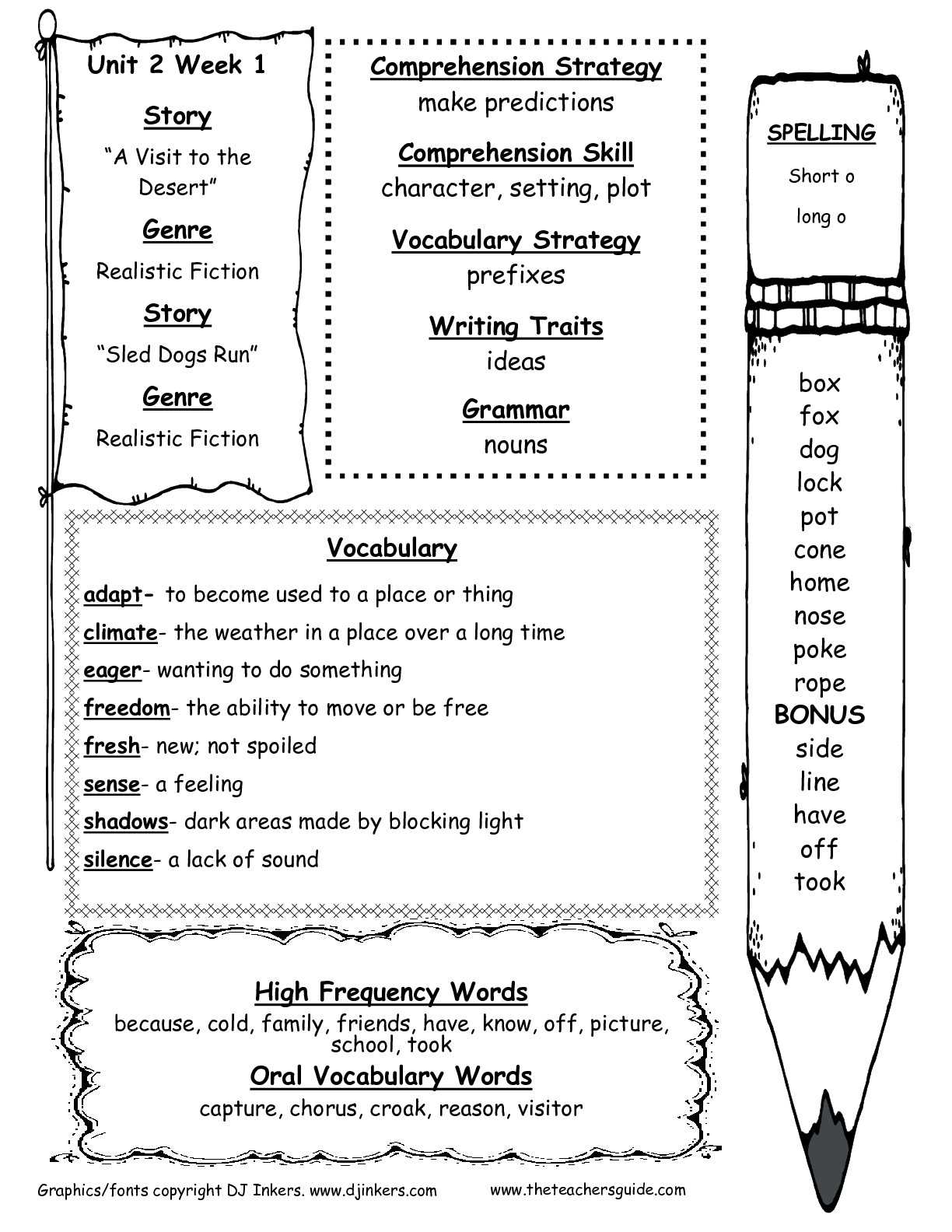 Mcgraw Hill Wonders Second Grade Resources And Printouts Regarding Vocabulary Words Worksheet Template